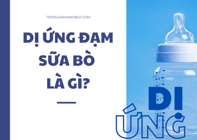 DỊ ỨNG ĐẠM SỮA BÒ