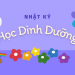 Nhật ký học dinh dưỡng
