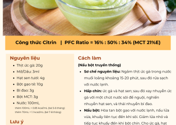 BỘT THỊT GÀ, HẠT SEN (Thiếu Citrin) – BS Nguyễn Chơn Minh Hiếu