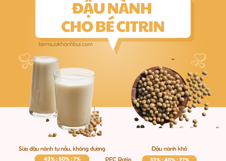 2 LÝ DO TRẺ THIẾU CITRIN NÊN DÙNG ĐẬU NÀNH