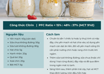 [Thiếu Citrin] YẾN MẠCH NGÂM QUA ĐÊM MIX TRÁI CÂY