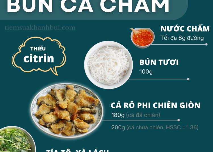 [Thiếu Citrin] BÚN CÁ CHẤM