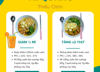 [Thiếu Citrin] MÌ QUẢNG: 2 cách điều chỉnh